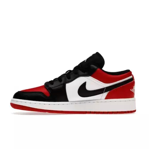 Jordan 1 low, bred toe (GS)