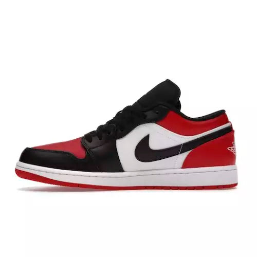 Jordan 1 low, bred toe