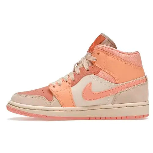 Jordan 1 mid, apricot orange (W)