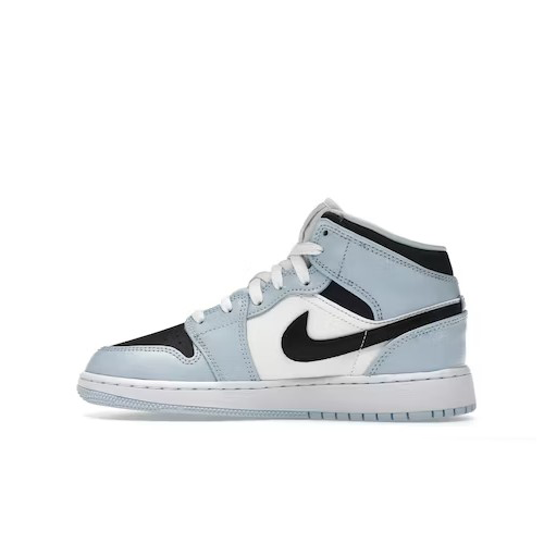 Jordan 1 mid, ice blue (GS)