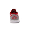 Jordan 1 low, light smoke gym red