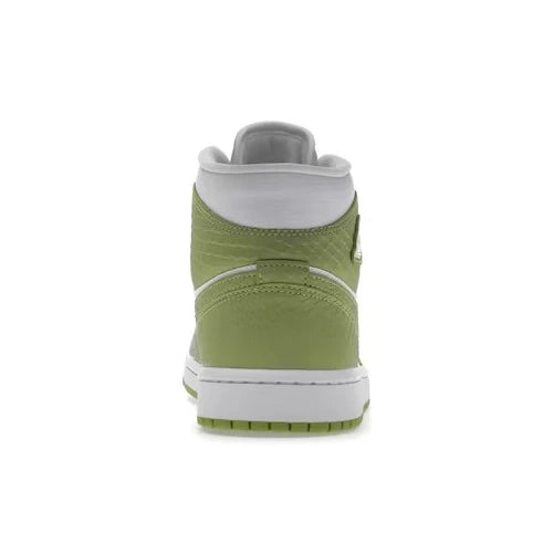 Jordan 1 mid, green python (W)