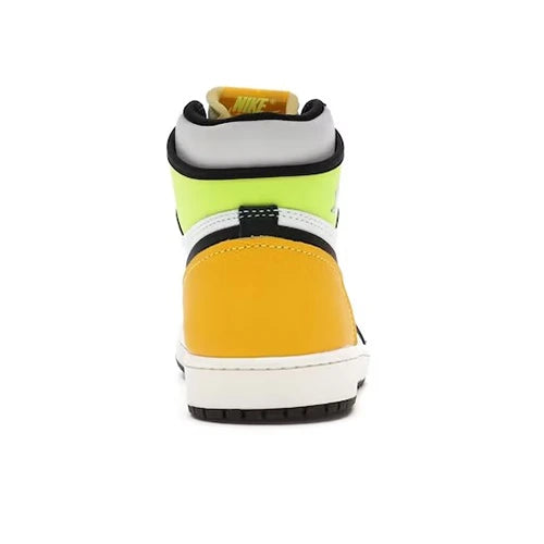 Jordan 1 high, white black volt university