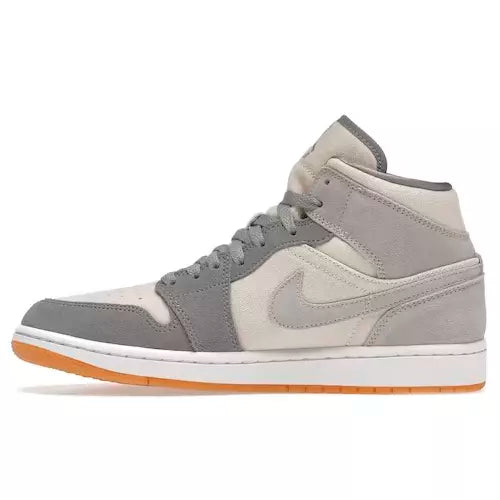 Jordan 1 mid, coconut milk particle grey