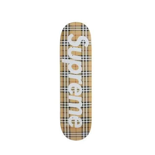 Supreme Burberry Skateboard Deck